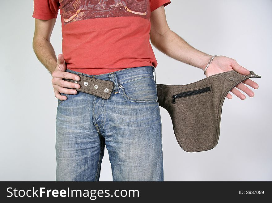 Male belt bags pouches