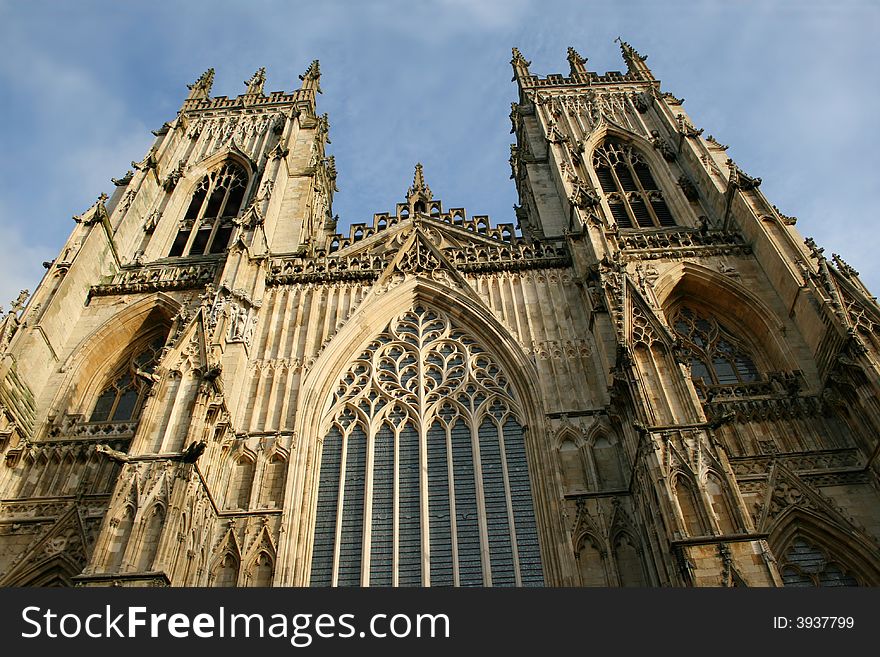Majestic York Minster in England