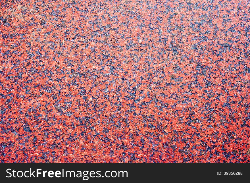 Red marble surface as the texture