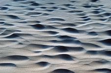 Sand Dune Waves Royalty Free Stock Photos