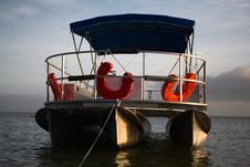 Island Style Barge Boat Royalty Free Stock Photography Island Style Barge Boat Royalty Free Stock Photography