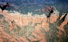 Sedona From The Air Royalty Free Stock Image