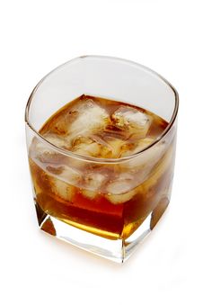Whiskey And Ice In A Glass Stock Image Whiskey And Ice In A Glass Stock Image