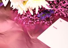 Flowers As A Gift Stock Photography Flowers As A Gift Stock Photography