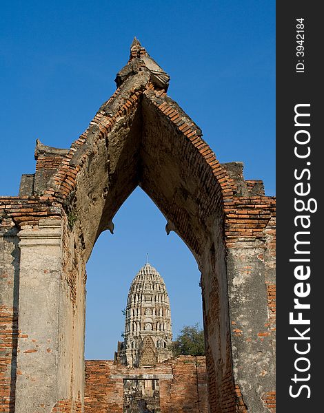 Wat Chai Wattanaram in Ayuthaya, Thailand. Part of UNESCO World Heritage. Wat Chai Wattanaram in Ayuthaya, Thailand. Part of UNESCO World Heritage.