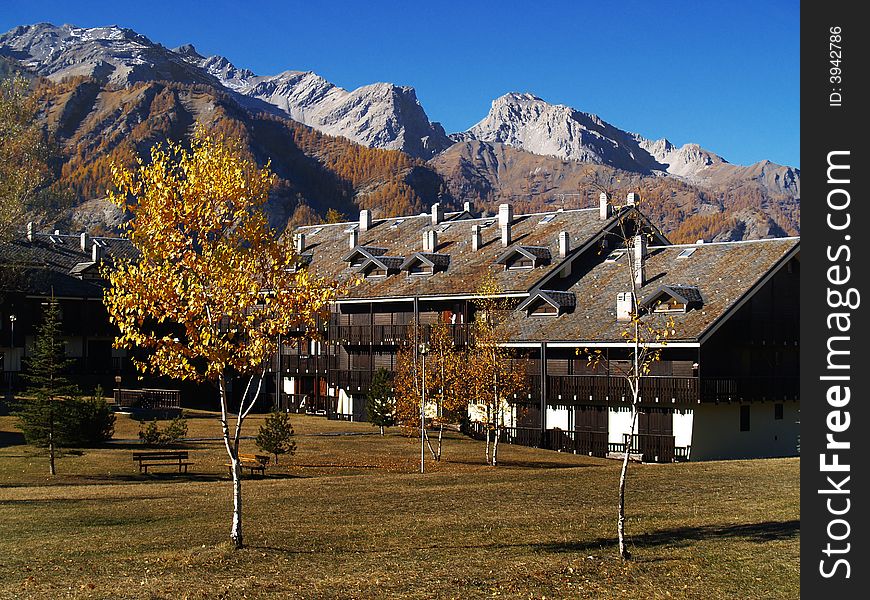 Exclusive resort on the italian Alps. Exclusive resort on the italian Alps