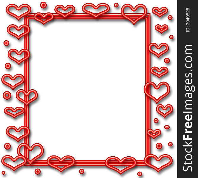 Neon Valentine Frame