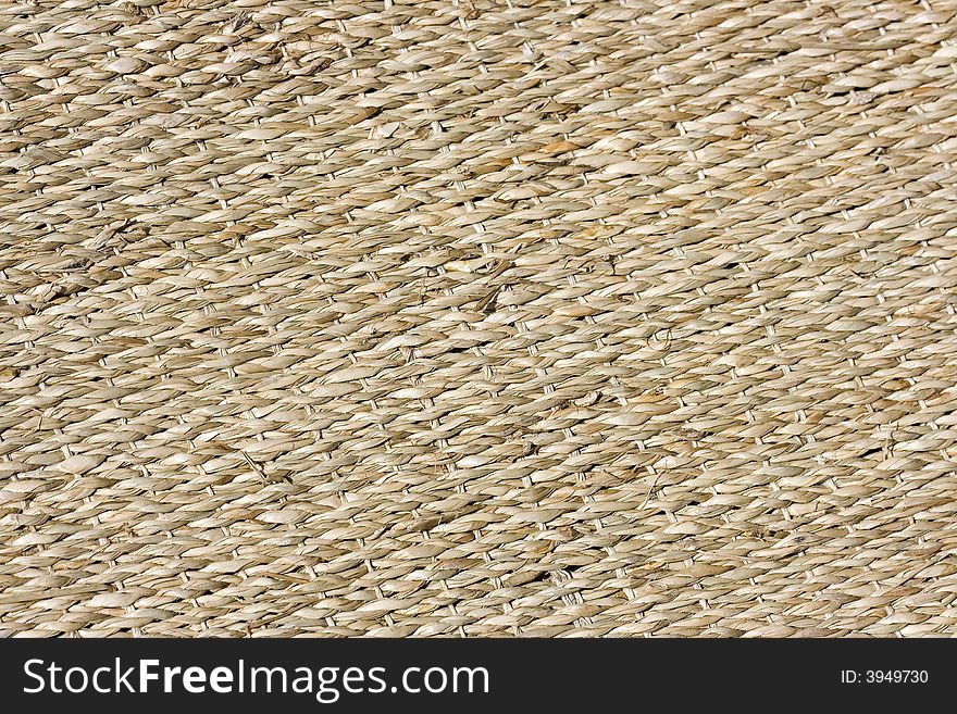 The weaved carpet from mat - as a background