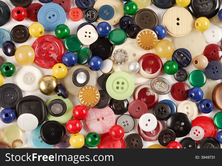 Color buttons, red, green, blue