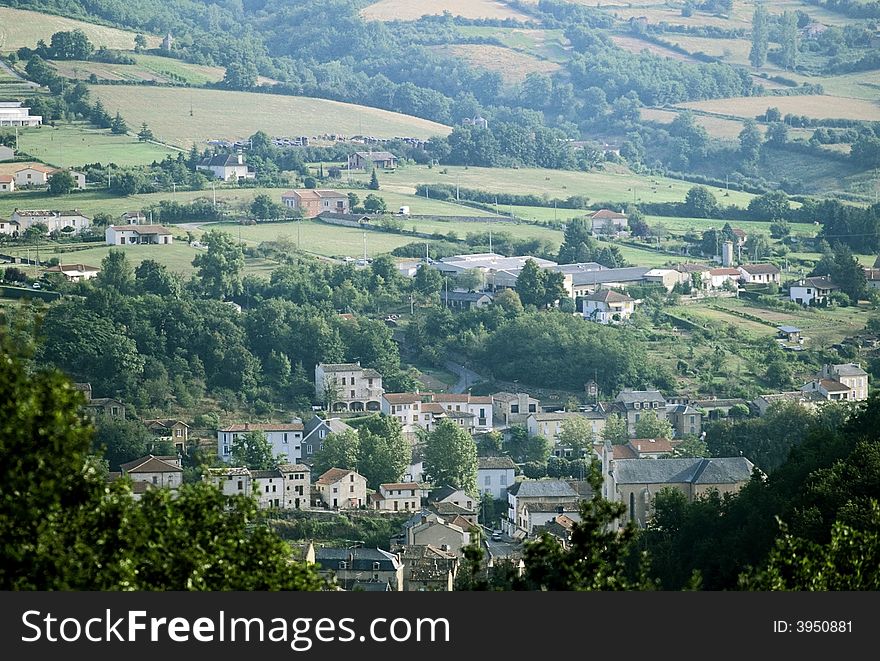 St antonin noble val and the river aveyron. St antonin noble val and the river aveyron.