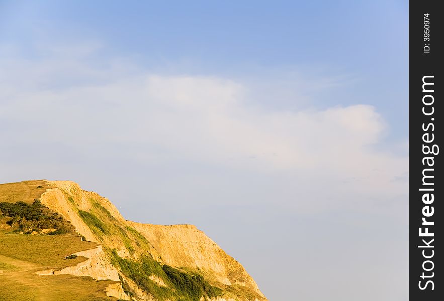 Cliffs on the jurassic coast dorset england uk