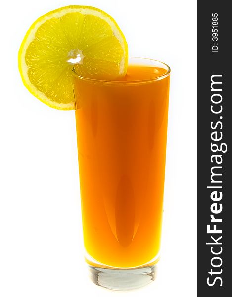 Orange juice and lemon