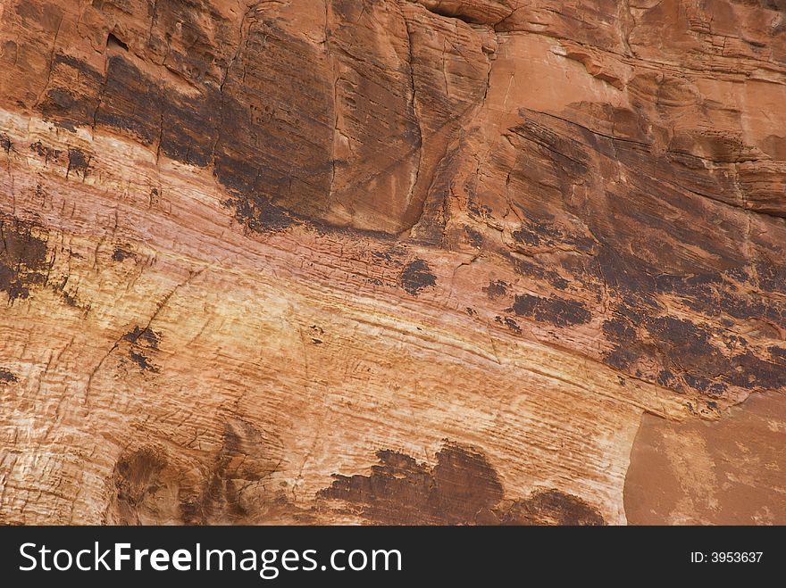 Rock formation background, texture - Valley of fire SP