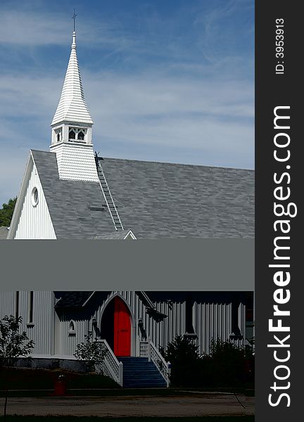 A church in a rural New Hampshire. A church in a rural New Hampshire