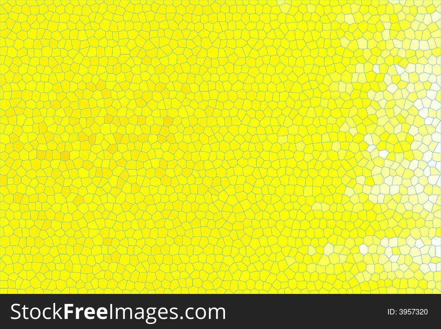 Abstraction on a yellow background