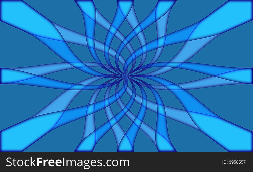 Abstract decorative background of overlay star