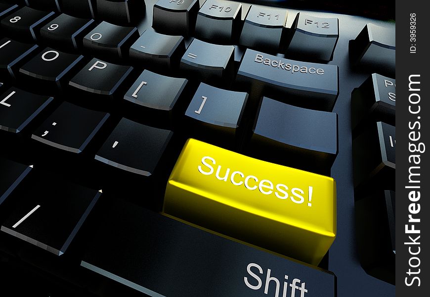 Keyboard Of Success