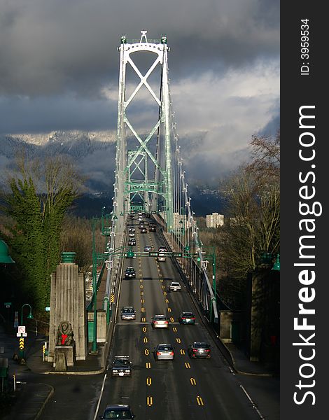 Lions Gate Bridge in Vancouver, British Columbia