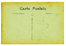 Vintage Postcard Stock Image