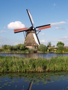 Water Windmill Royalty Free Stock Photos