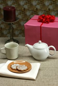 Cookies And Tea Royalty Free Stock Photography Cookies And Tea Royalty Free Stock Photography