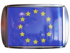 Flag To European Union Royalty Free Stock Photos Flag To European Union Royalty Free Stock Photos