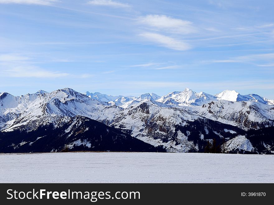 A portrait of Dorfgastein in Austria. A portrait of Dorfgastein in Austria