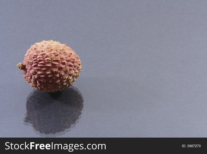 A litchis isolated on a background
