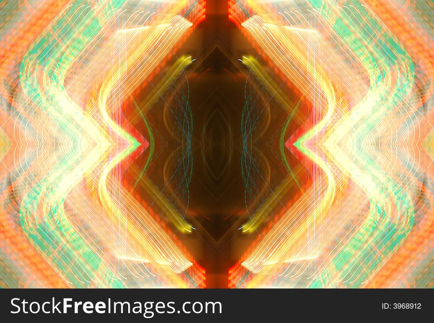 A good long exposure background border with different colors, mainly orange and green. A good long exposure background border with different colors, mainly orange and green.