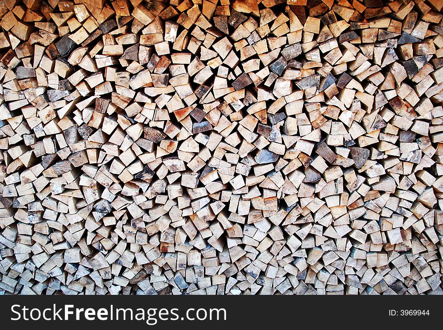 Firewood in pile