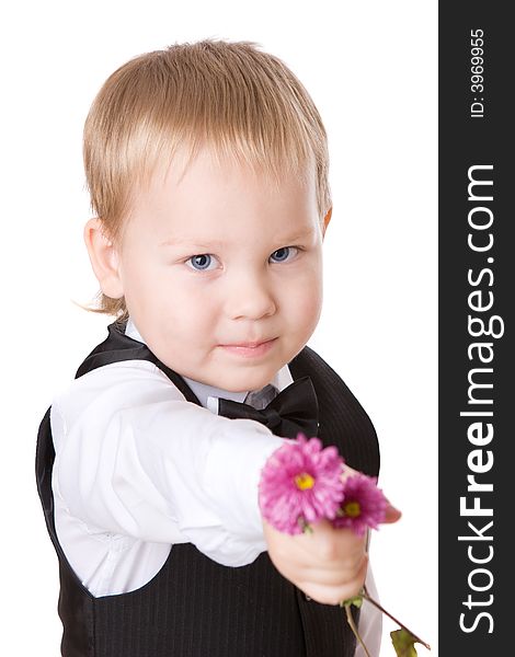 Little Boy With Bouquet 2