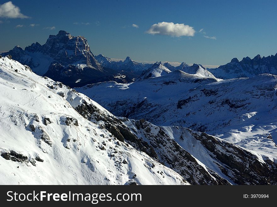 The beautiful Alps mountains  (Marmolada - North Italy). The beautiful Alps mountains  (Marmolada - North Italy)