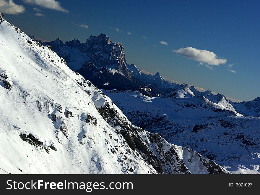 The beautiful Alps mountains  (Marmolada - North Italy). The beautiful Alps mountains  (Marmolada - North Italy)