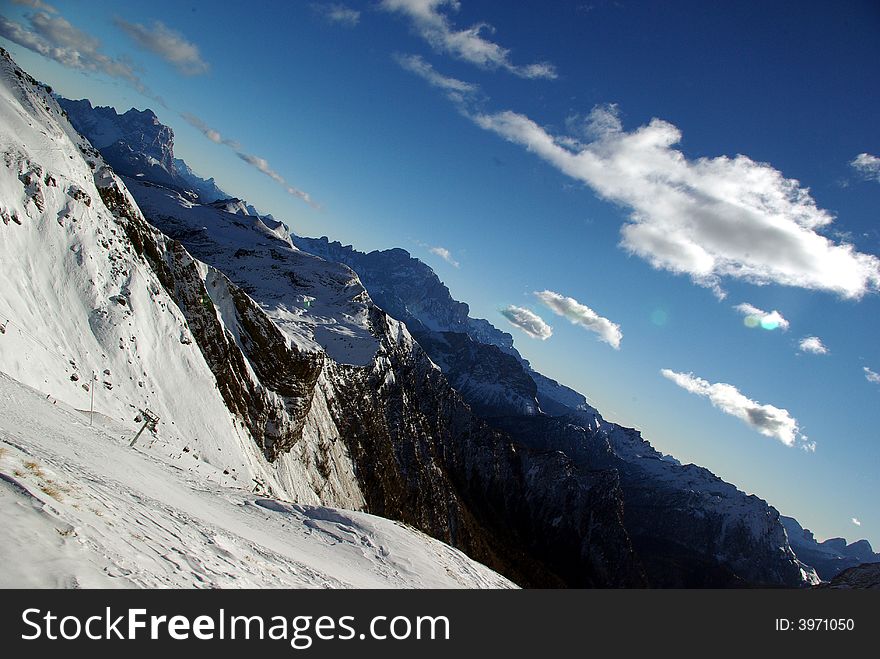 The beautiful Alps mountains (Marmolada - North Italy). The beautiful Alps mountains (Marmolada - North Italy)