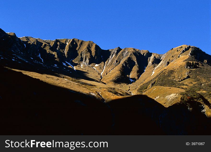 Upper valley in the austrian mountains. Upper valley in the austrian mountains