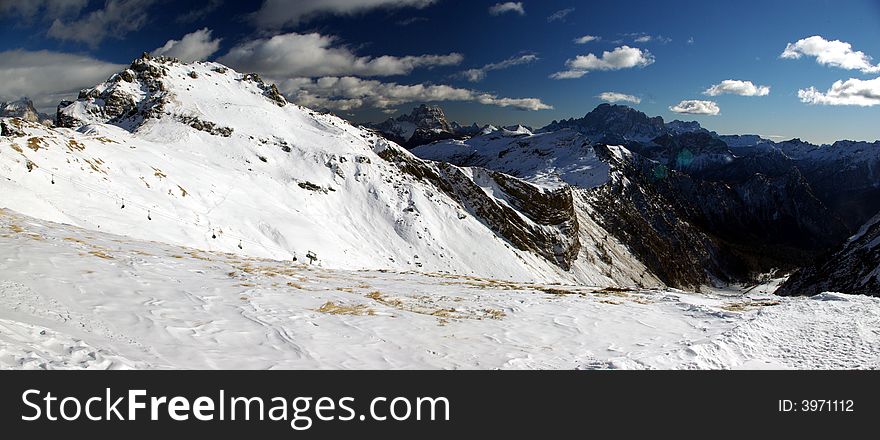 The beautiful Alps mountains  (Marmolada - North Italy). The beautiful Alps mountains  (Marmolada - North Italy)