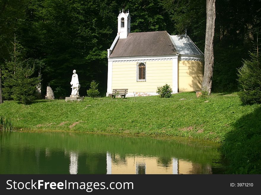 He is a chapel with a little lakes on Hungary one. He is a chapel with a little lakes on Hungary one.