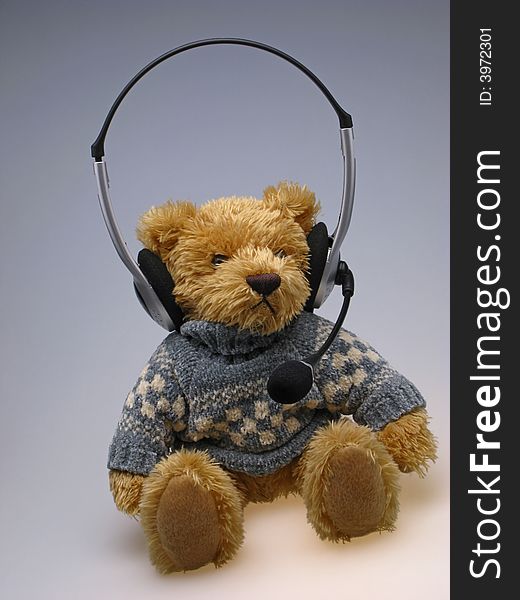 Toy  Bear With  Speakerphone