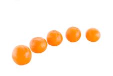 Mandarine Isolated On A White Background Royalty Free Stock Images Mandarine Isolated On A White Background Royalty Free Stock Images