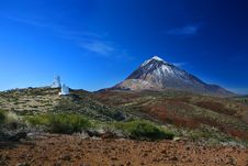 Observatory Teide Royalty Free Stock Photography Observatory Teide Royalty Free Stock Photography