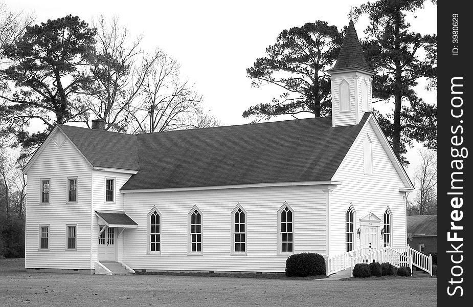 Old country church in rural North Carolina. Old country church in rural North Carolina.