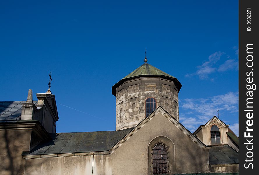 Old church in Lviv, Ukraine.