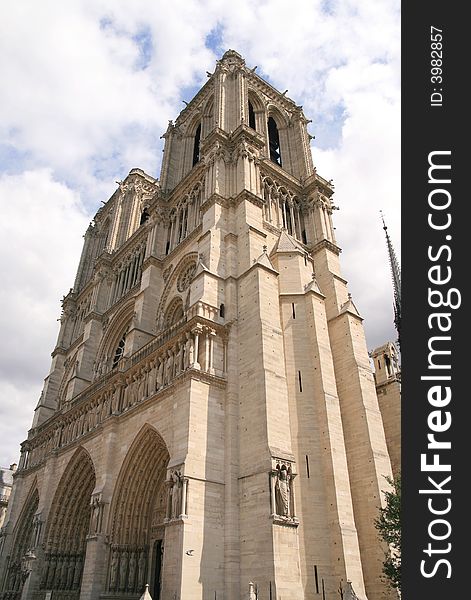 Cathedral Notre-Dame.
Paris, France.