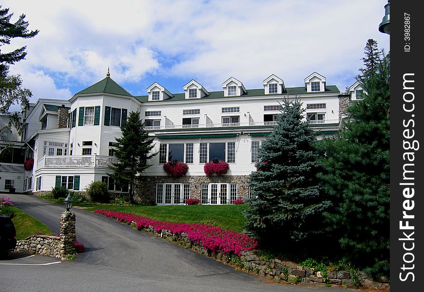 Picture of the beautiful house in the Lake Placid, NY