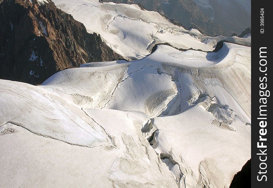 High mountains of North Tien Shan