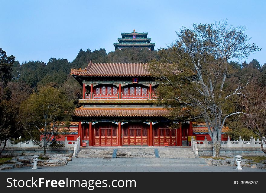 Pagoda in the Shanghai Yuyuan garden. Pagoda in the Shanghai Yuyuan garden.