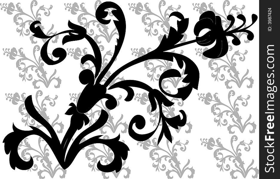 Lots of design floral  frame elements