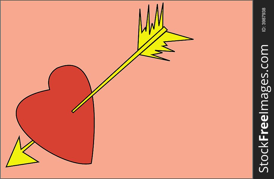 Heart with arrow