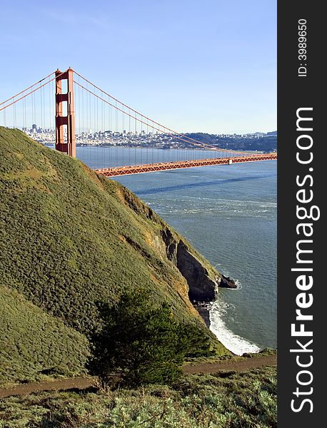 Golden Gate Bridge and San Francisco from Marin