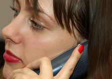 Pretty Girl On The Phone Royalty Free Stock Photos Pretty Girl On The Phone Royalty Free Stock Photos
